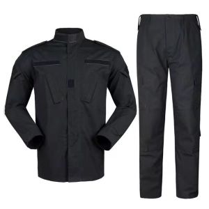 Black Military Uniform For Wedding jacket Tearproof Mesh Man