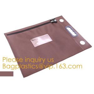 Locking Bank Bag Canvas with Hard Handles Black,Promotional Customized Nylon