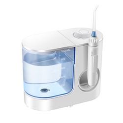 Countertop Oral Water Flosser Wireless With 6 Replacement Jet