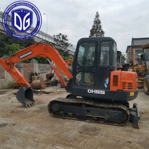 Used Doosan DH55 5.5Ton Mini Excavator With Good Quality At Cheap Price Ready