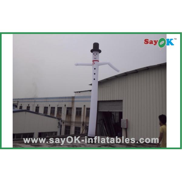 Inflatable Floppy Man White Outdoor Advertising Inflatable Air Dancer With Hat