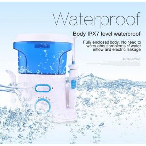 Cheap 600ml capacity food frade material rechargeable dental water flosser with 10 mode pressure control for sale