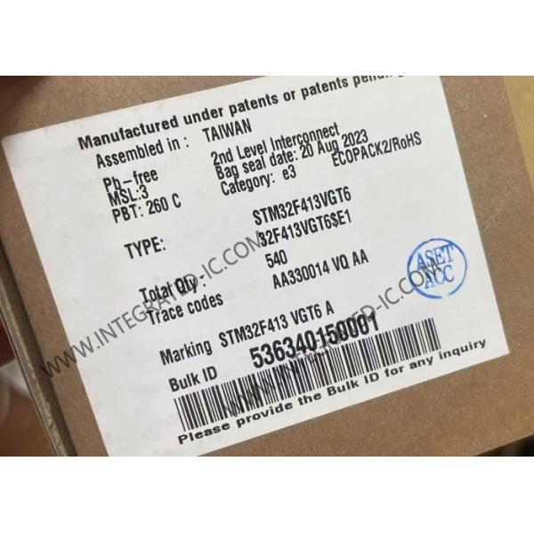 Quality Microcontroller MCU STM32F413VGT6 1MB FLASH 100LQFP Microcontrollers IC wholesale