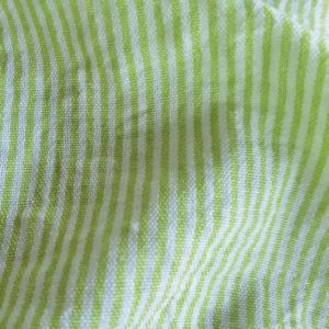 100% Polyester Plain Weaving - Stripe Pattern - Imitate Linen Hand Feel