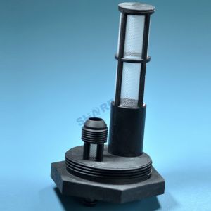 Molded Filtration Devices With Integrated Mesh Inserts