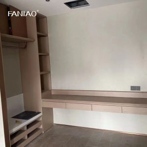 Custom Wooden Closet Hotel Wardrobe with DTC Hardware and Plywood