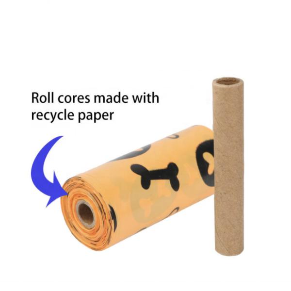 Quality Pet Dog Poop Waste Bag Custom Corn Starch Based Biodegradable Lavender Scented Eco Friendly Outdoor Plastic Bag Holder 15 Micron wholesale