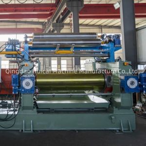XK-400 Raw Rubber Mixing Mill Rubber Two Roll Mill Open Mixer with 55kW Electric