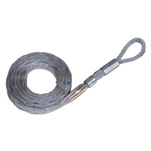 Double Weaving Cable Pulling Grips , Stringing Conductor Wire Pulling Grips