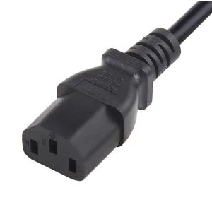 Home Appliance India Power Cord 3 Pin Cable For Computer 1.2m 1.5m 1.8m 2m 3m