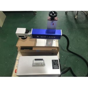 Fiber Optic Laser Engraving Machine For Steel Electronic Component Buttons