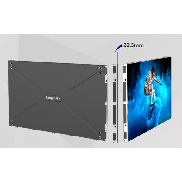 Ultrathin Conference Curved Led Display Wall 108in 216in 22.5mm Cabinet