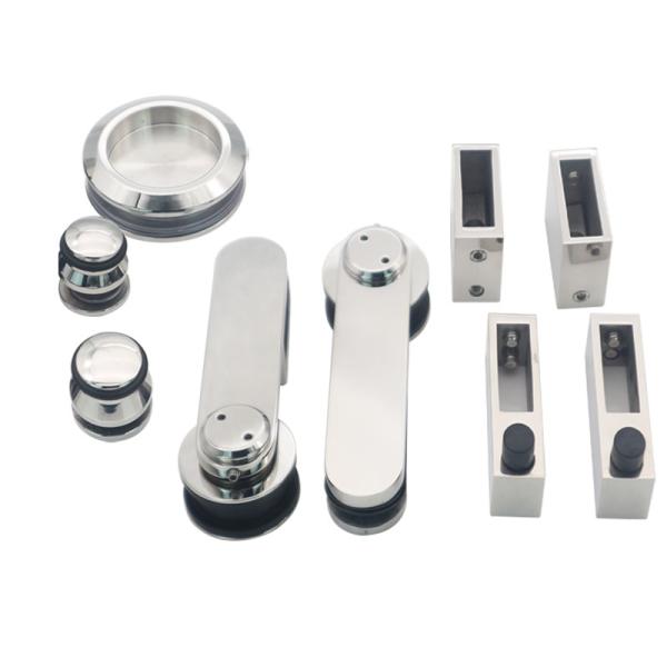 Quality Functional Glass Bathroom Screen Sliding Hardware Set with Stainless Steel 304 Frame wholesale