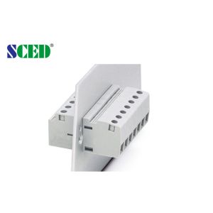Pitch 10.10mm Feed Through Terminal Blocks 65A 2P-24P Right Angle Wire Inlet
