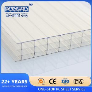 Poly Carbonate Roof Frosted Polycarbonate Sheet Twin Wall Hollow Polycarbonate