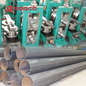 Square/ Round Spiral Weld Pipe Mill High Frequency Erw Pipe Mill Line