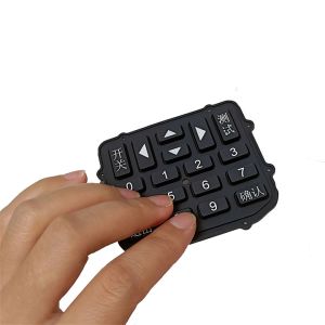 Customized Thickness Silicone Rubber Keypads With Matte / Glossy Surface