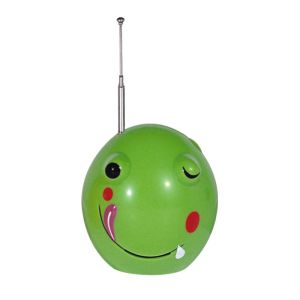 Frog Prince Cute FM Radio Built In Speaker Enjoy Music With lasting antenna
