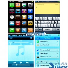 HiPhone I9 4GS Quad Band Dual Cards Dual Cameras Bluetooth Java 3.2 - inch Touch
