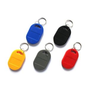 Cheap IC+ID Composite keychain / 13.56MHz+125KHz Dual frequency key ring card for sale