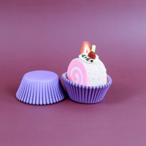 50Pcs/Set Panttern Violet Coloured Muffin Paper Cupcake Cases Baking Cup Cake