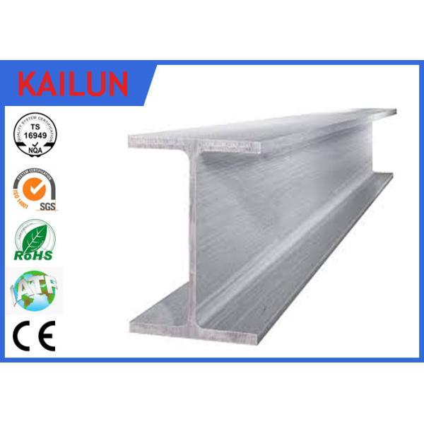 Quality Structural 6063 T5 Aluminum I Beam Profiles With Cutting / Milling / Punching Process wholesale