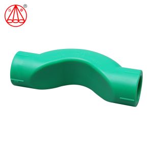 Dn 25mm 90 Angle PPR Pipe Elbow , PPR Elbow With Thread Customized Colors