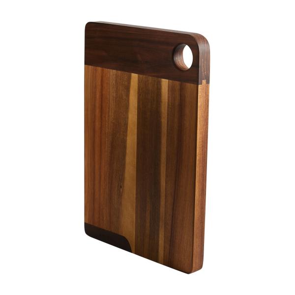Quality Rectangle Black Walnut Chopping Board 2.8cm Thickness 1.8kg Polyurethane Glue wholesale