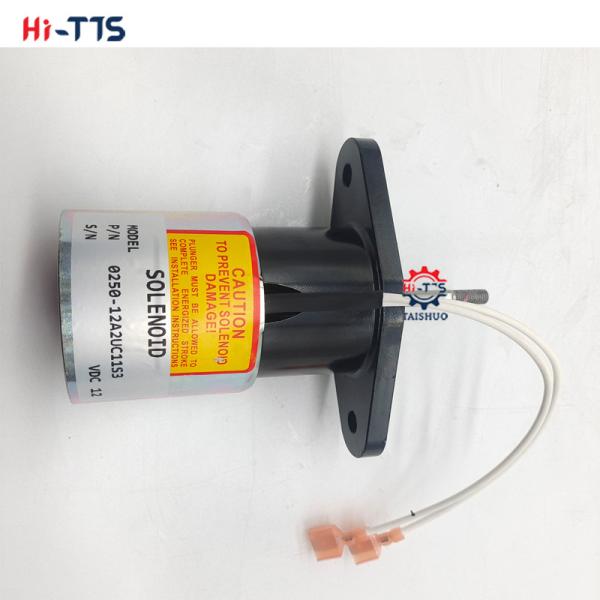 Quality 12V Power Stop Shutoff Valve Solenoid 0250-12A2UC11S3 For Diesel Engine Actuator Fuel Pump wholesale