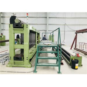 PVC / Galvanized Gabion Box Machine , Hexagonal Mesh Machine SGS TUV Approved
