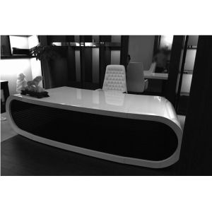 Acrylic Office Furniture Google Table Artificial Manager Boss Computer Laptop