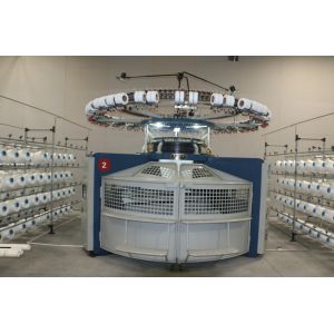 High Speed Open Width Circular Knitting Machine Double Jersey Easy Operation