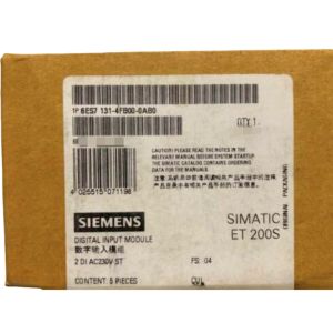 Cheap SIEMENS 6ES7131-4FB00-0AB0 SIMATIC DP, 5 ELECTRON. MODULES 5 ELECTRONIC MODULES FOR ET 200S, 2 DI 230 V AC 15 MM WIDTH for sale