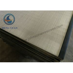 Professional Johnson Wedge Wire Filter Elements 36mm Thickness Customezied