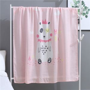 Cheap Summer Bath Muslin Swaddle Blankets Custom Design Waterproof Eco Friendly for sale