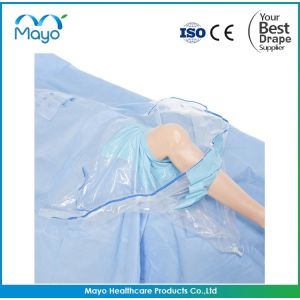 OEM Nonwoven Lower Extremity Drape Sterile Drape With Hole