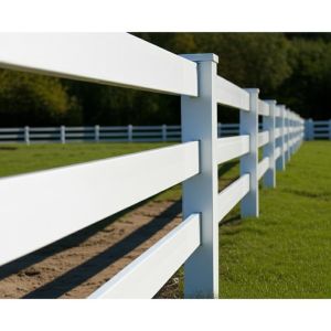 1.5m High PVC Horse Fence With UV And High Temp Resistance Pvc Arena Fencing