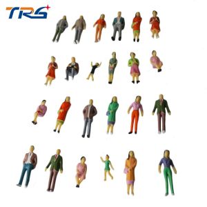 1:30 scale ABS plastic model painted figure 6cm for architectural model making