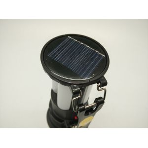 BN-4332S Solar Power Rechargeable Portable Torch LED Flashlight