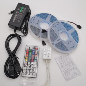 Ir Control Indoor Decoration 5050 RGB LED Strip 12V 5m 10m 60d/M Waterproof SMD