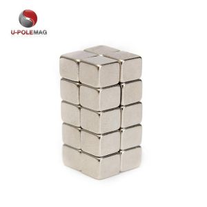 Max Working Temperature 80 Degree N35 Cube Neodymium Magnets Strong Rare Earth