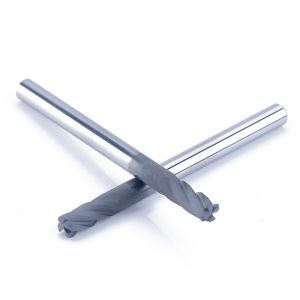 Ball Nose Carbide End Milling Cutters Diamond Coating For Graphite Processing