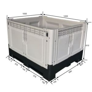 2019 New Plastic collapsible Bulk Containers for food