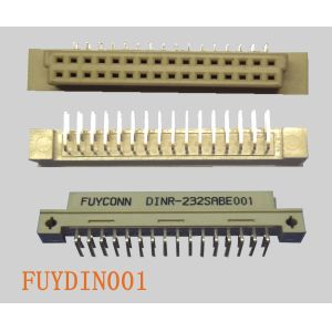 Cheap Eurocard 3 rows 32P Female Right Angle R Type Receptacle DIN 41612 Connector for sale