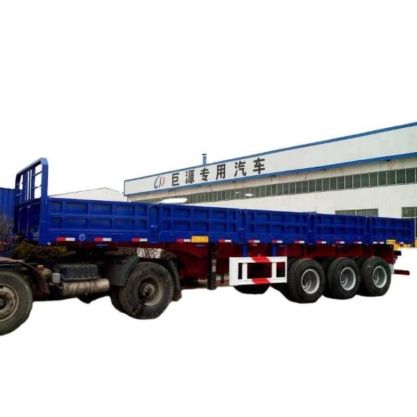 Custom's Requirement 3 Axles 13 Meters Fence Stake Semi Trailer for Cargo