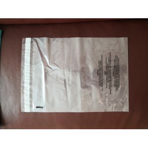 Recyclable LDPE OPP Peel And Seal Plastic Bag With Adhesive Seal CMYK Printing