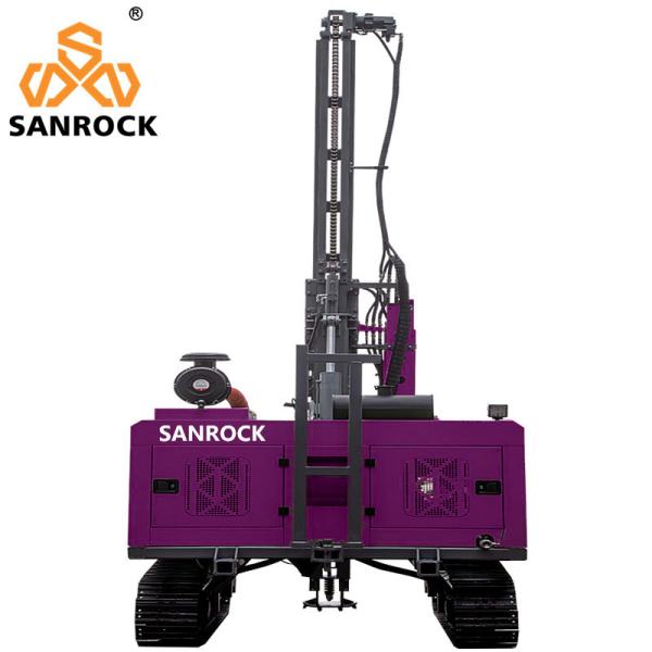 Quality Highway Guardrail Piling Machinery with 6000 KG Capacity and 30m Drilling Depth wholesale