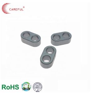 EMI Suppression Core NiZn Material Multi Aperture RF Balun Core With Two Holes
