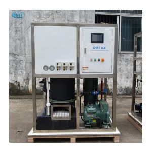 1t Air Cooling Tube Ice Making Machine with accuracy Ice Production Capacity