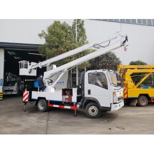 Howo 4x2 Driving 5 Tons HLW5050GJKE Aerial Work Truck Sinotruk Aerial Truck
